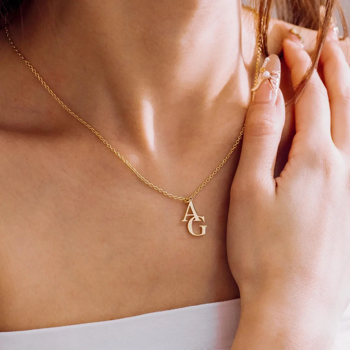 Two Initials Necklace