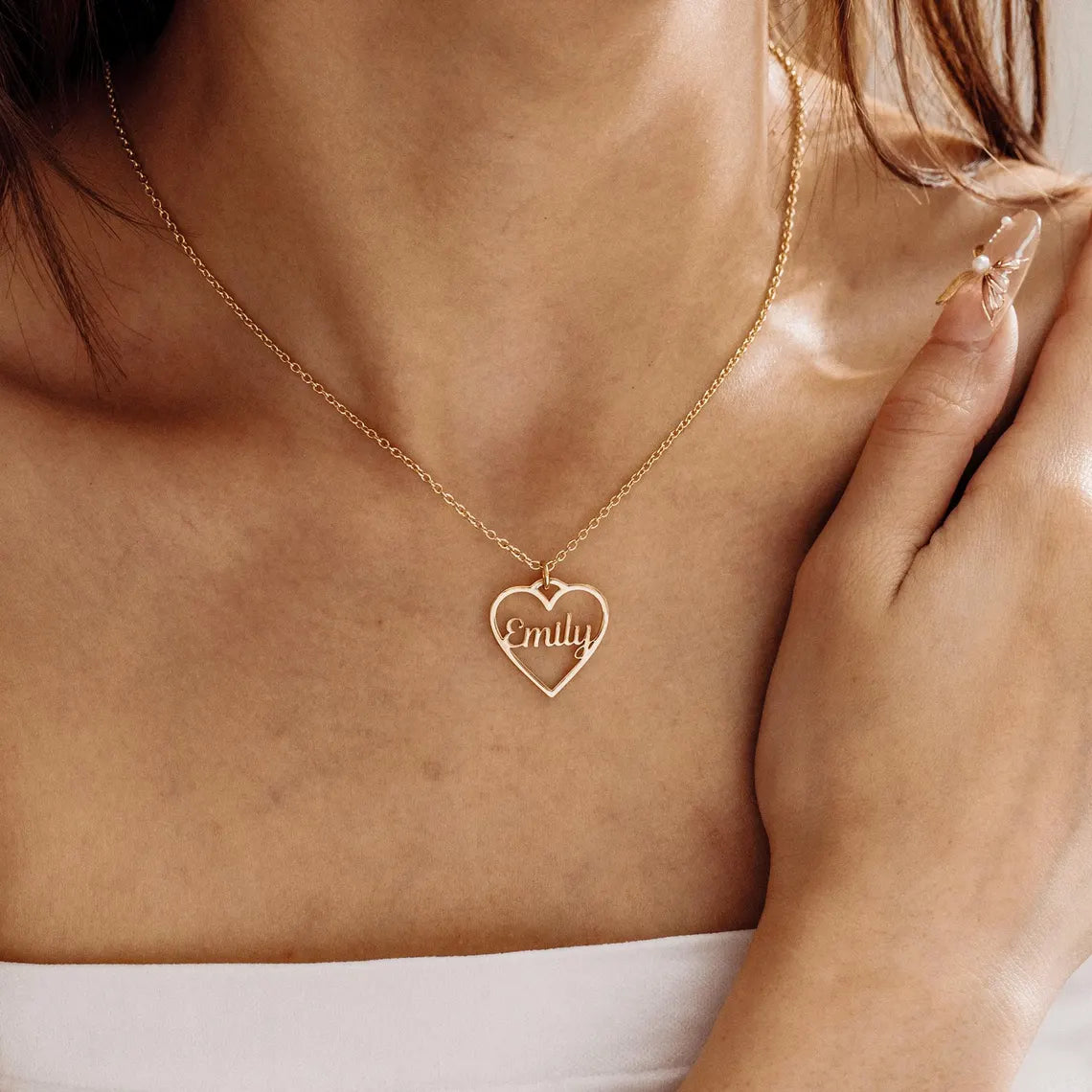 Heart Name Necklace