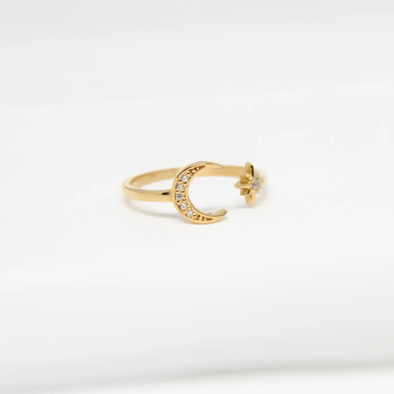 Moon Star Ring