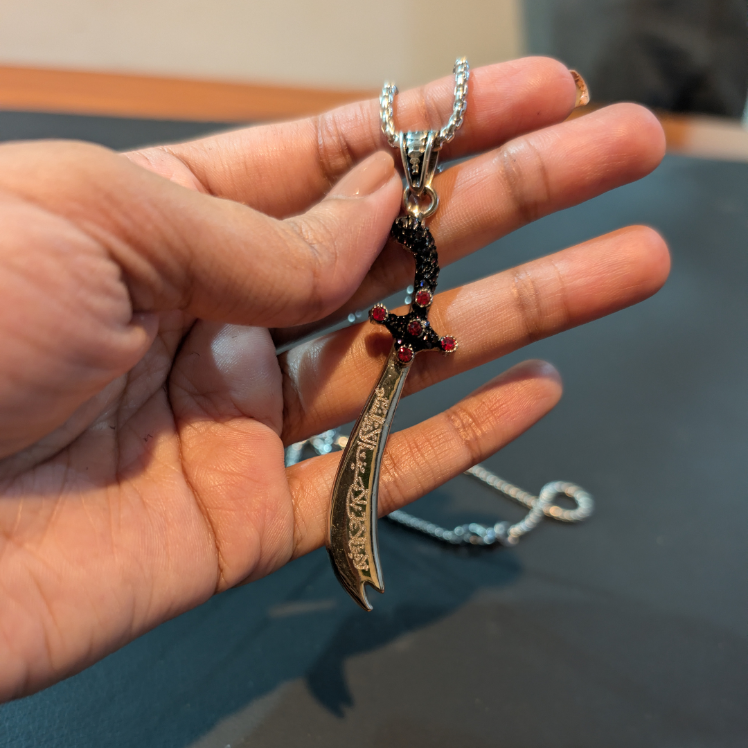 Zulfiqar Sword Necklace - Wajood