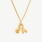 Molten Initial Necklace
