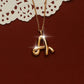 Molten Initial Necklace