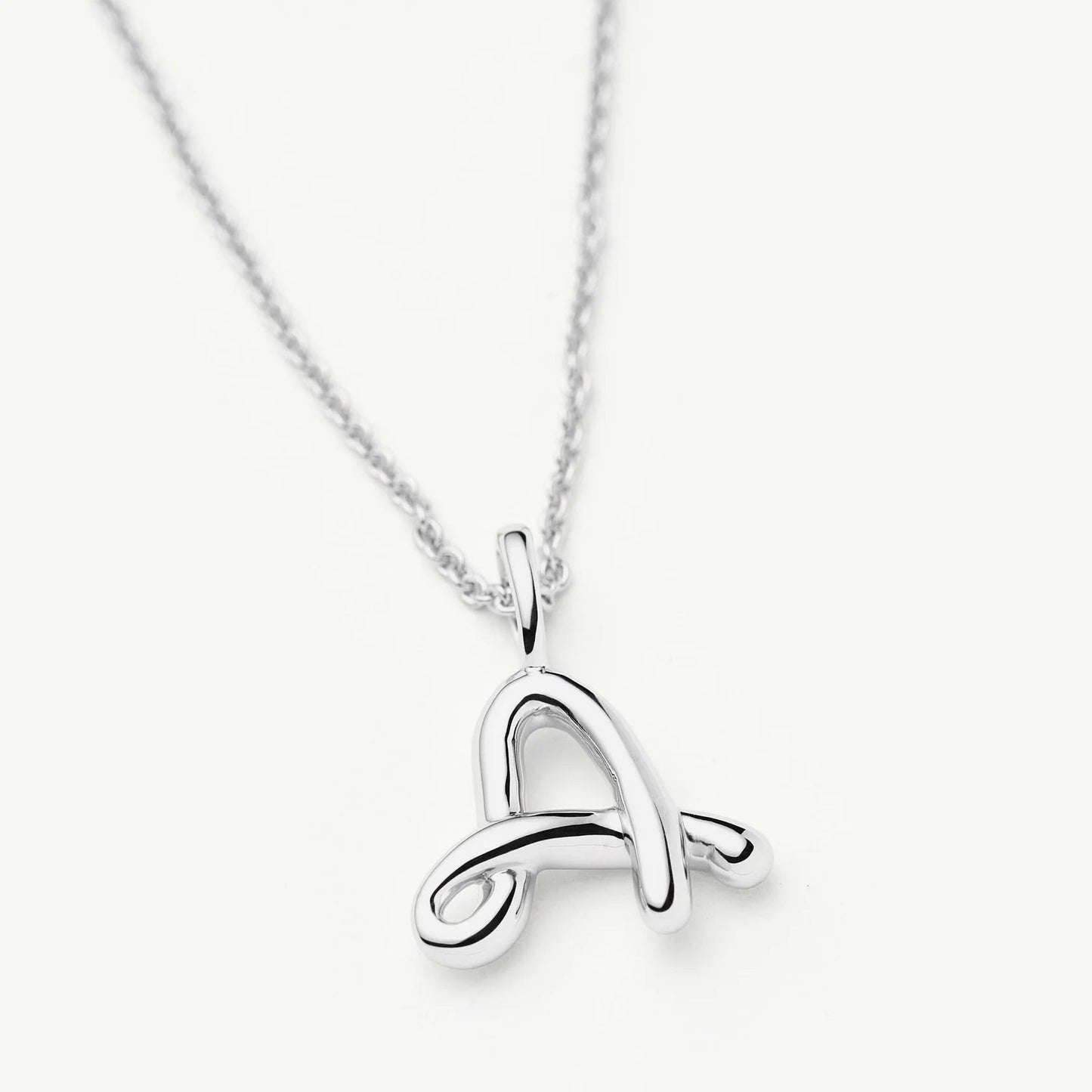 Molten Initial Necklace