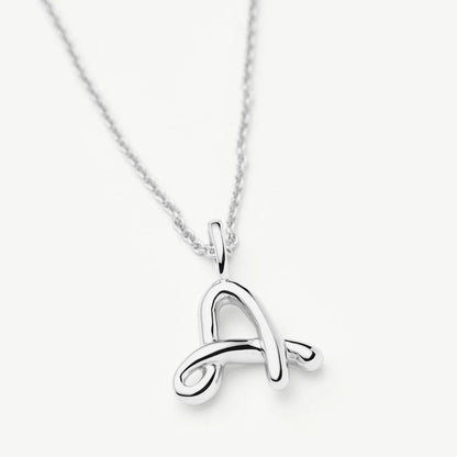 Molten Initial Necklace