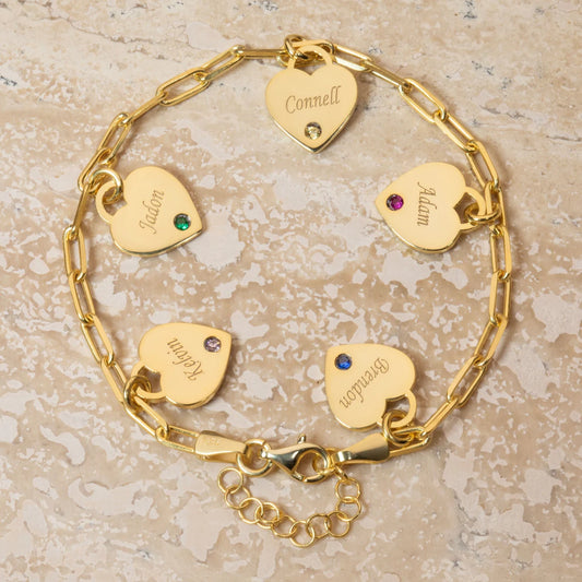 Birthstone Name Bracelet