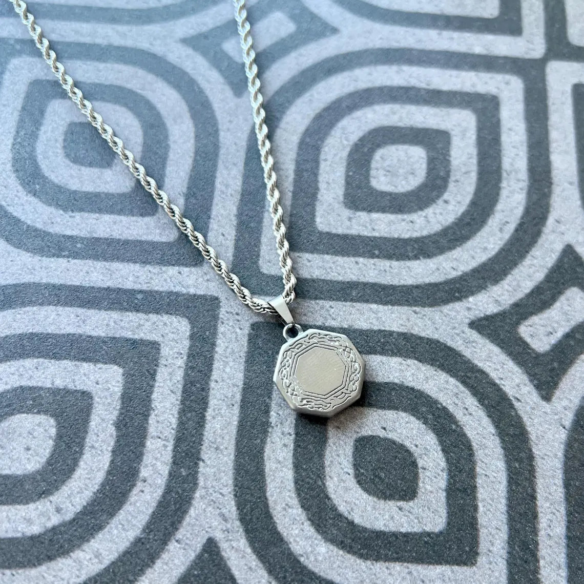 Vintage Octagon Necklace