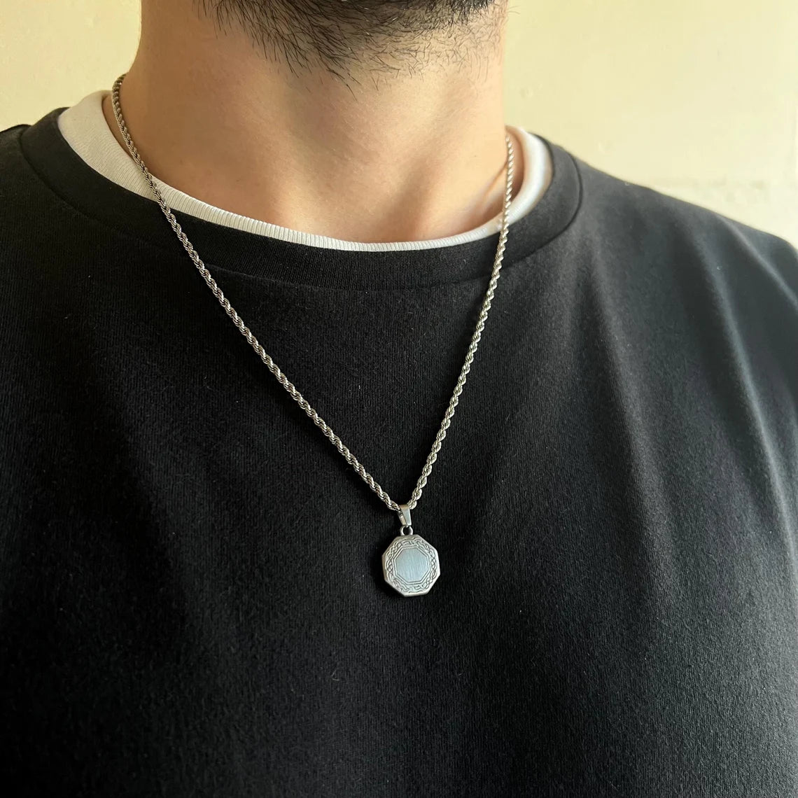 Vintage Octagon Necklace