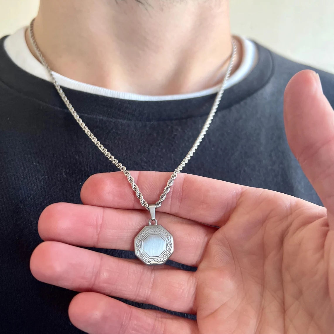 Vintage Octagon Necklace