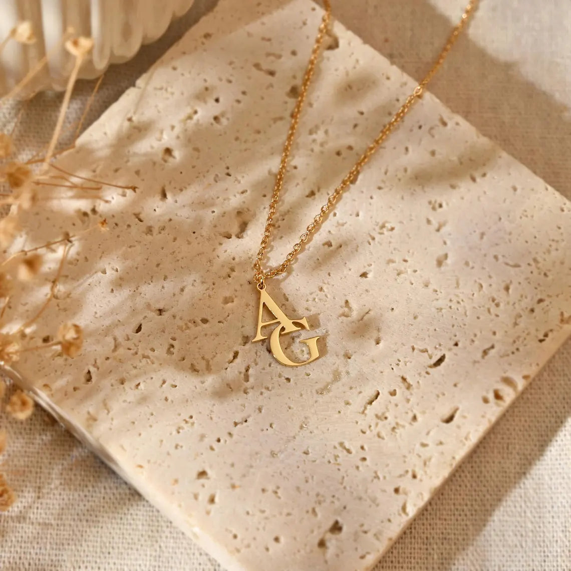 Two Initials Necklace