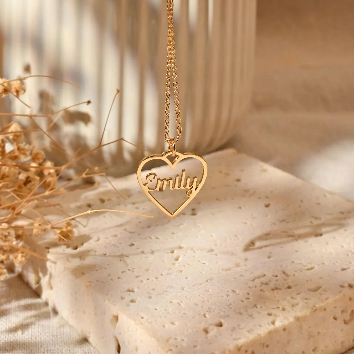 Heart Name Necklace