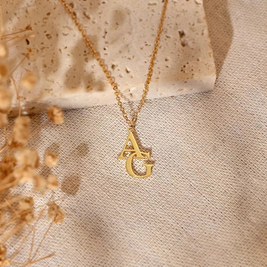 Two Initials Necklace