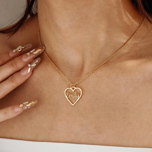 Heart Name Necklace