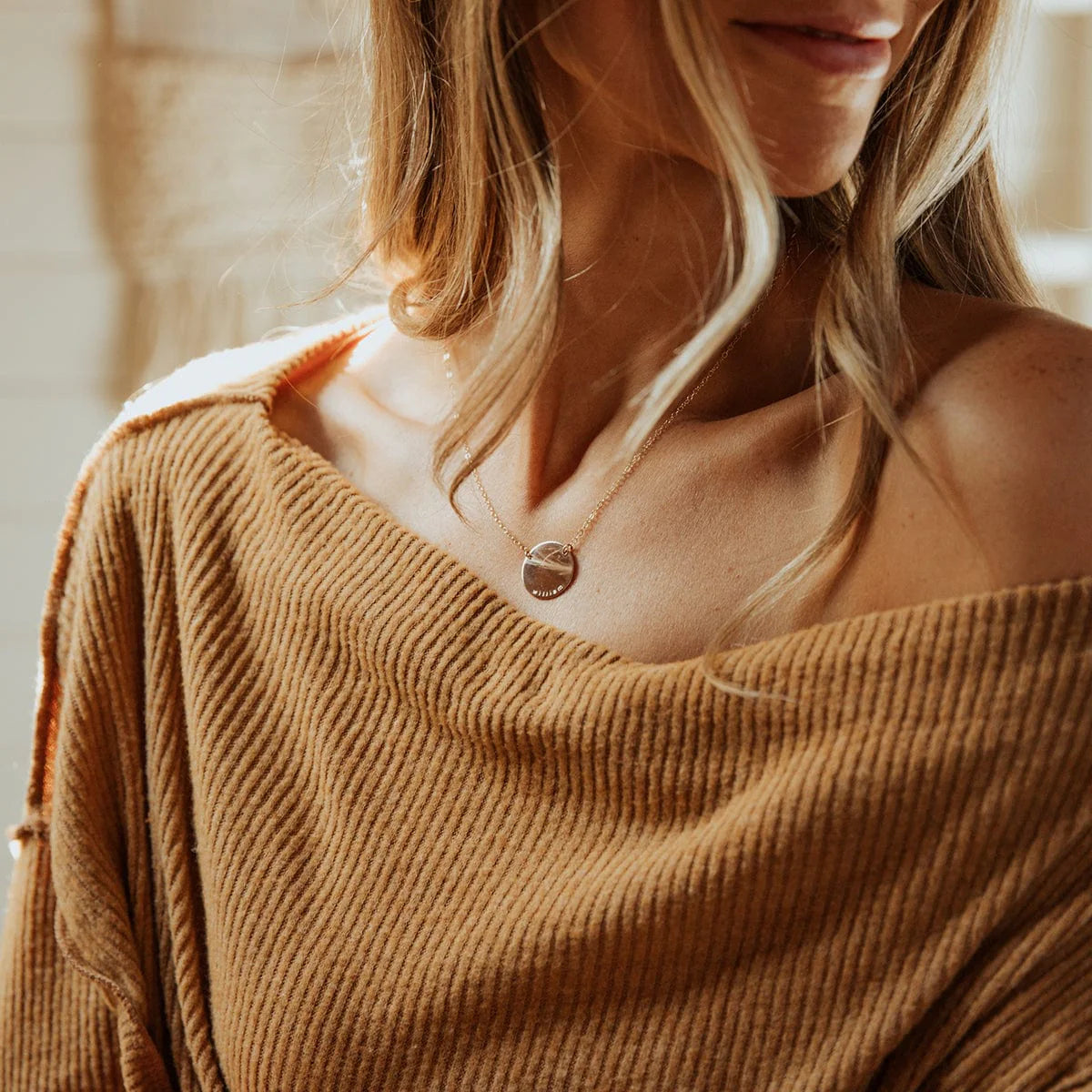 Zola Disc Necklace - Wajood